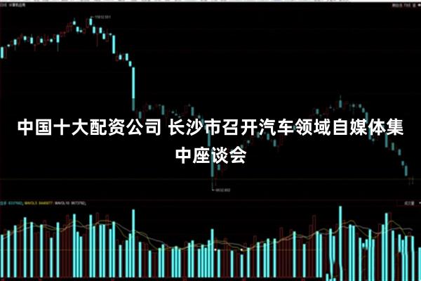 中国十大配资公司 长沙市召开汽车领域自媒体集中座谈会